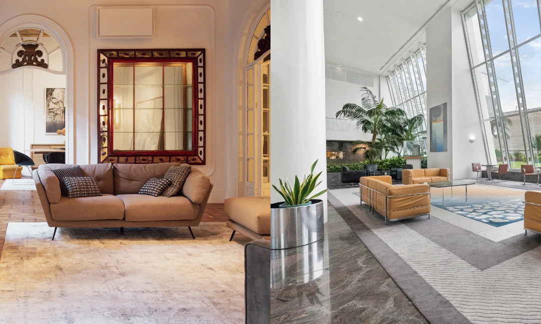 Residential Interiors & <br/> Commercial Interiors